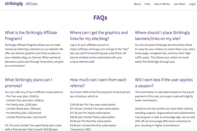 常見問題頁面範例三 常見問題頁面範例三